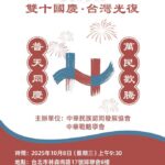 中華戰略學會與中華民族認同發展協會　8日共同舉辦慶祝國慶暨台灣光復80週年名家演講會及歌舞展演