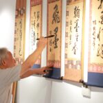 基隆市書道會會員聯展開幕　邱佩琳肯定藝文傳承　推動書法教育向下扎根