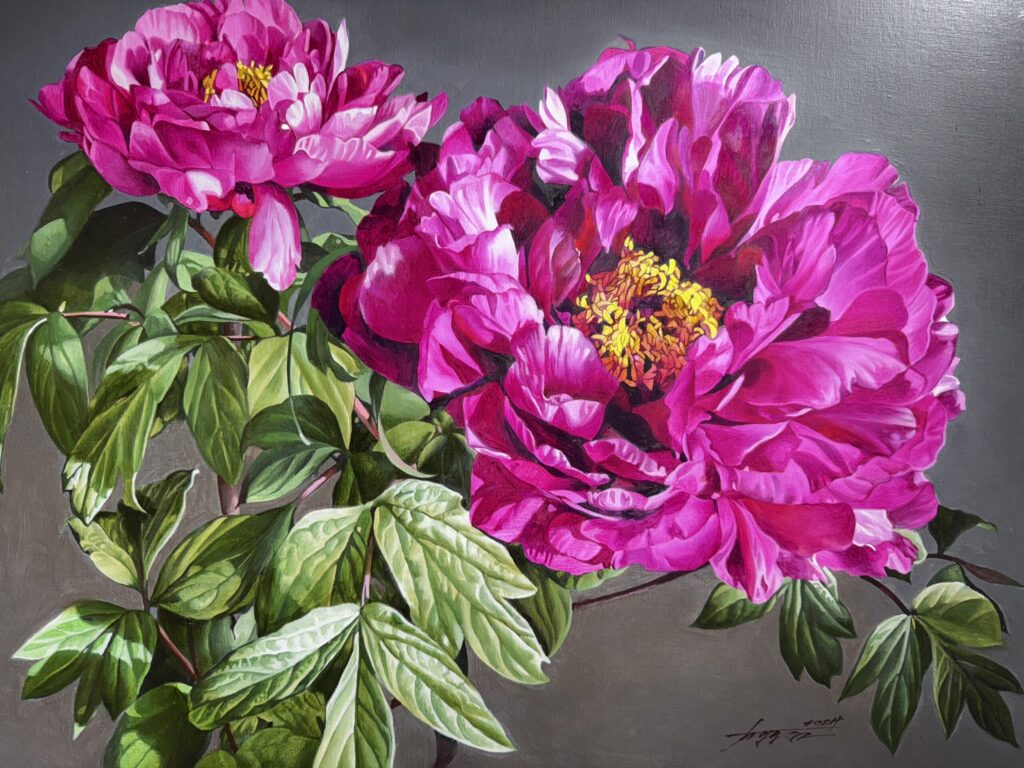 如松講堂最後一堂古雅仁水彩花卉優雅瞬間