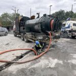 同島一命！雲林出動10台「高壓沖吸」清溝車　打通花蓮光復阻塞街道