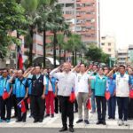 嘉義市雙十升旗熱血登場　市府與民齊聚新城祝賀國慶