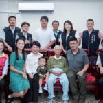 賴總統訪台中百歲人瑞　盧市長陪同話家常、致贈萬元敬老禮金