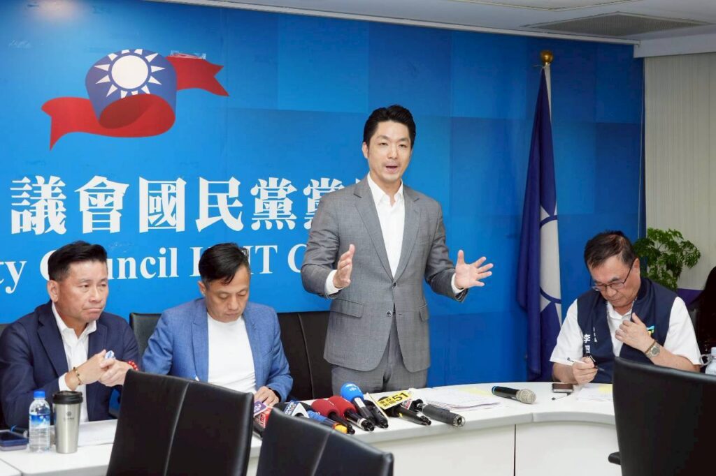 輝達總部落腳何處?-蔣萬安向藍黨團說明重大議案