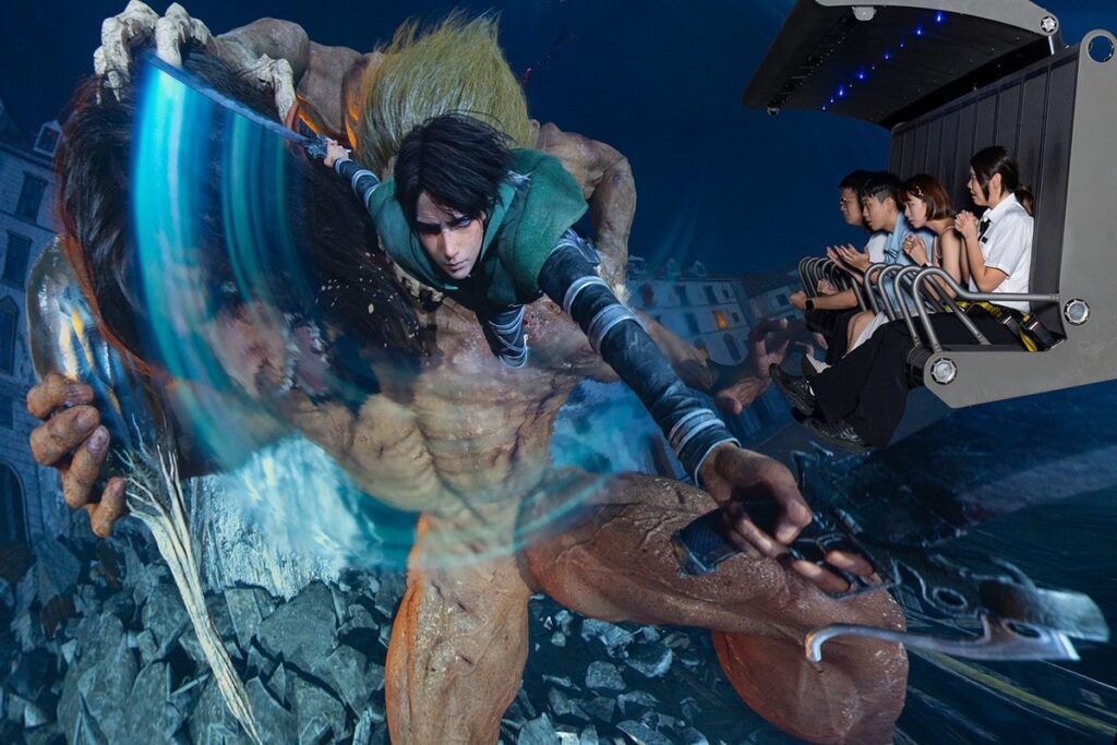 震撼來襲！20米巨幕包圍《進擊的巨人》x《攻殼機動隊》沉浸飛行體驗！