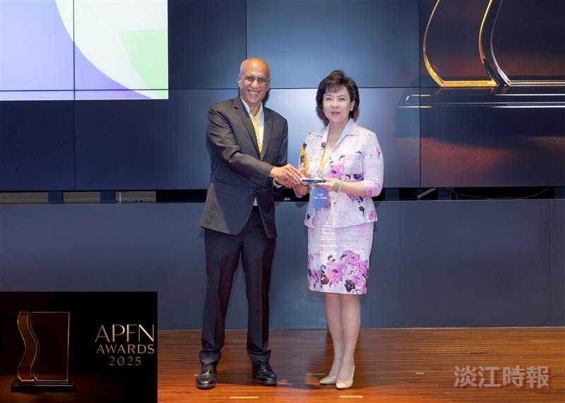 2025-apfn年會頒授張家宜個人獎　表彰推動亞太地區未來素養貢獻