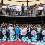 「甜點系地標」掀話題！大坑觀音亭景觀休憩平台完工啟用　盧市長：說到做到、打造安全好用又美觀的休憩空間