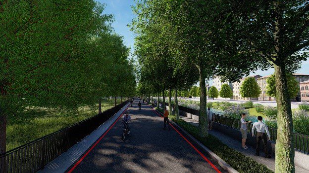 打造休憩與生活美學新亮點　豐原區「旱溪水岸阿勃樂道」開工！