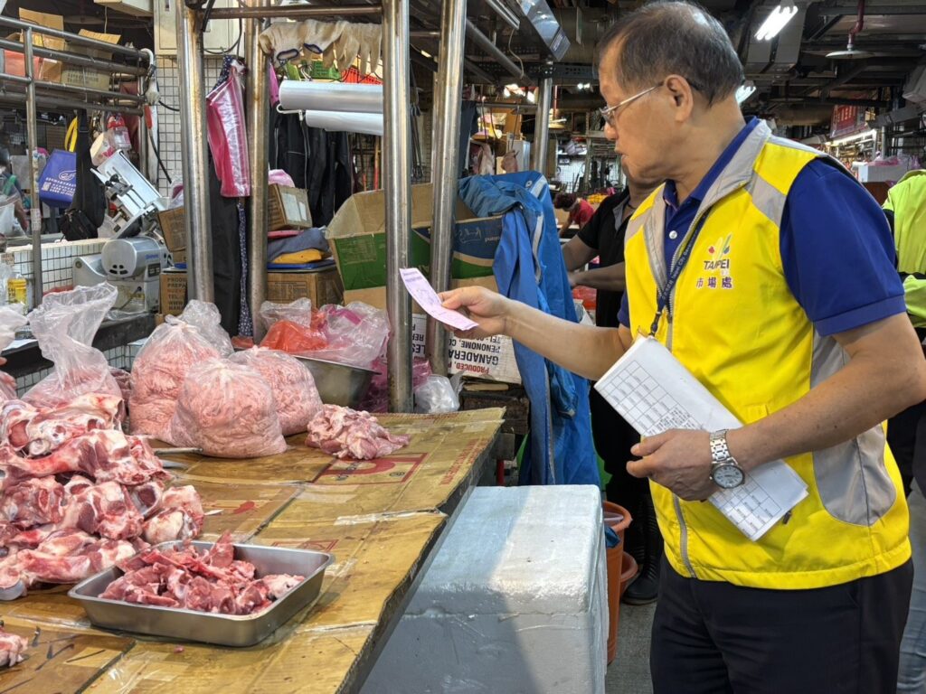 防非洲豬瘟 北市稽查環南、西寧等市場 豬肉攤來源全數合格