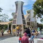 台中親子出遊新去處！　后里環保公園「孩籽世界遊戲場」攀爬、彈跳、交通學習一次滿足