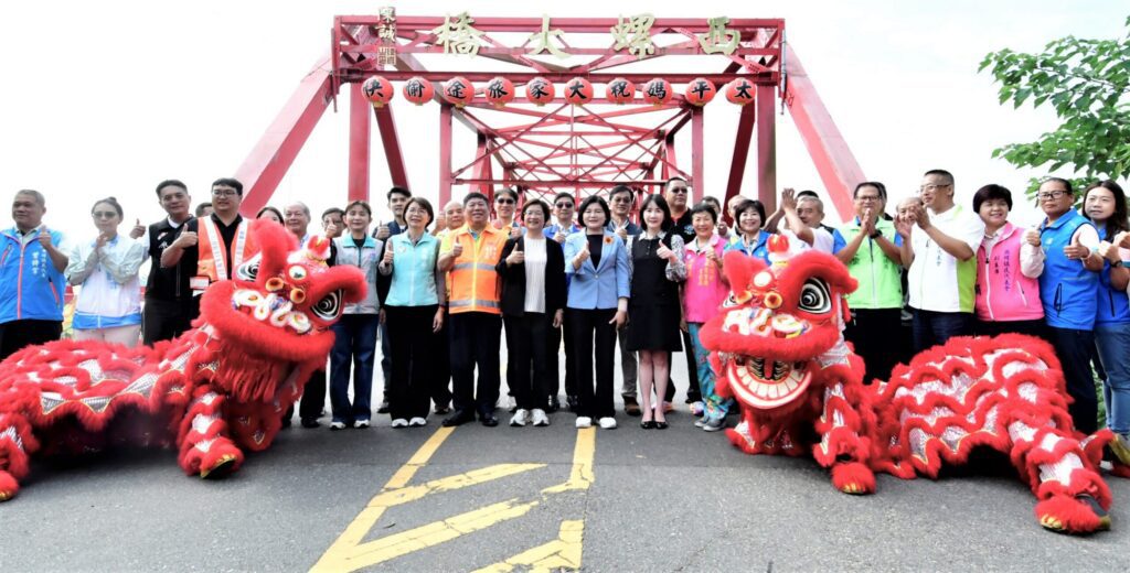 西螺大橋彰化端維修補強開工祈福　再造歷史新風貌