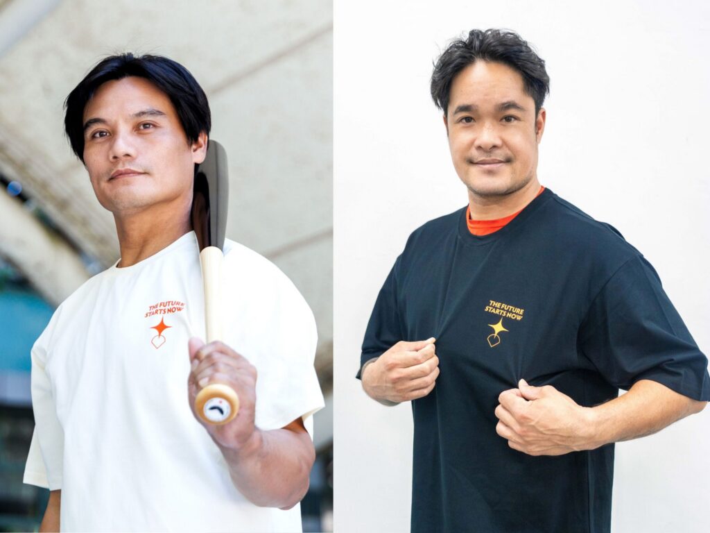 王勝偉-林智勝-穿上「回家得分」t恤-關懷盃花蓮開打守護原鄉棒球夢