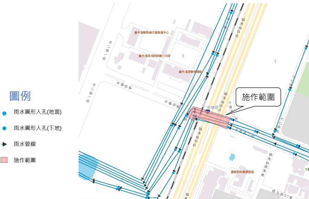翻新沿海老舊雨水下水道　中市梧棲「中橫四路改善工程」強化防洪