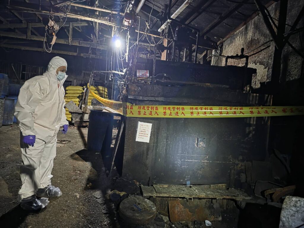 新北查獲養豬場餵飼廚餘 立即封鎖廚餘槽依法嚴懲 侯友宜強調 防疫不容許有僥倖心態
