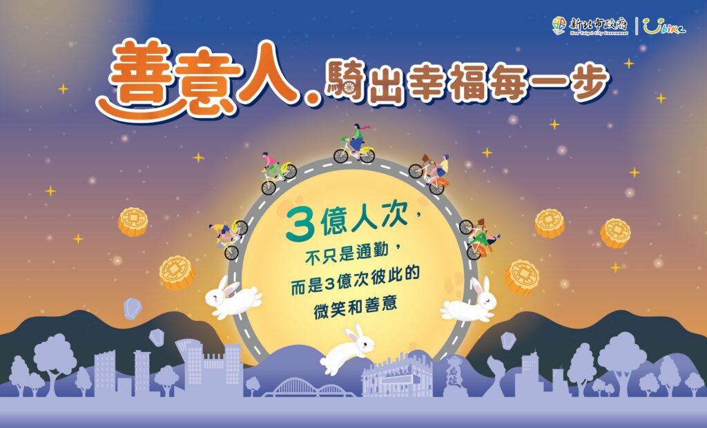 綠色運輸再創高峰　-新北市youbike突破3億人次、全市1,500站達標