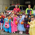 「不給糖就搗蛋」　基隆百福消防分隊化身防火小學堂