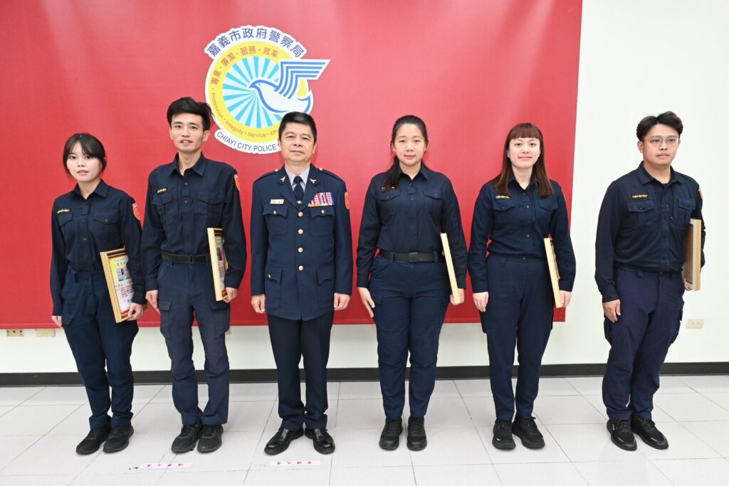 守護嘉義最暖力量　警局表揚20位好人好事績優員警