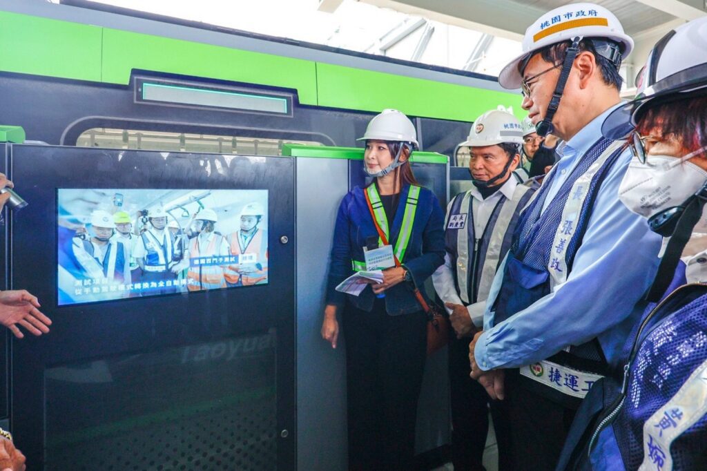 桃園捷運綠線列車測試範圍擴大，北段五站直通機場捷運！