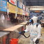 強化防疫拚開業！中市府督導市場豬肉攤特別清消　全力備戰復業安全