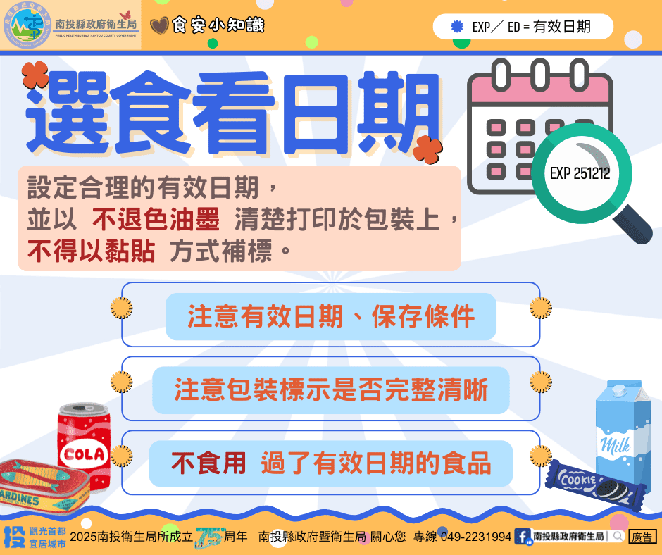 買魚看標示、選食看日期！南投衛生局提醒聰明消費不踩雷