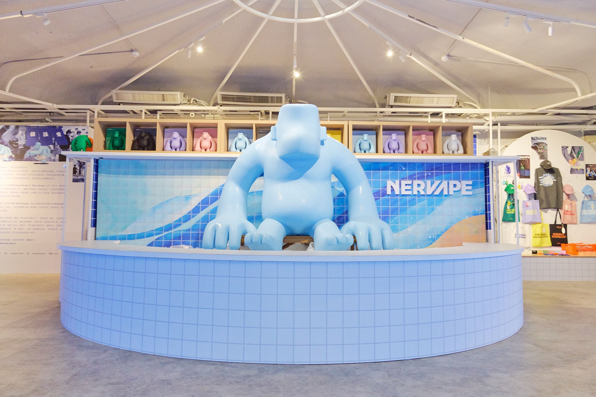 松菸澡堂變身猿族樂園！nervape-首次登台《猿澡堂》打造沉浸式潮玩宇宙