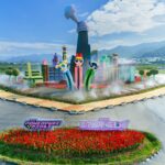 飛天小女警來了！　台中國際花毯節盛大開幕