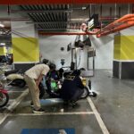 台中公園一期社宅地下室機車起火 住宅處:無人員傷亡、未波及其他車輛