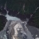 花蓮馬太鞍溪再現新堰塞湖　壩體不穩提前溢流　當局緊急升級警戒