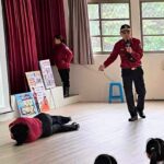 寓教於樂學防火！基隆百福消防到華興國小推廣防火自救逃生