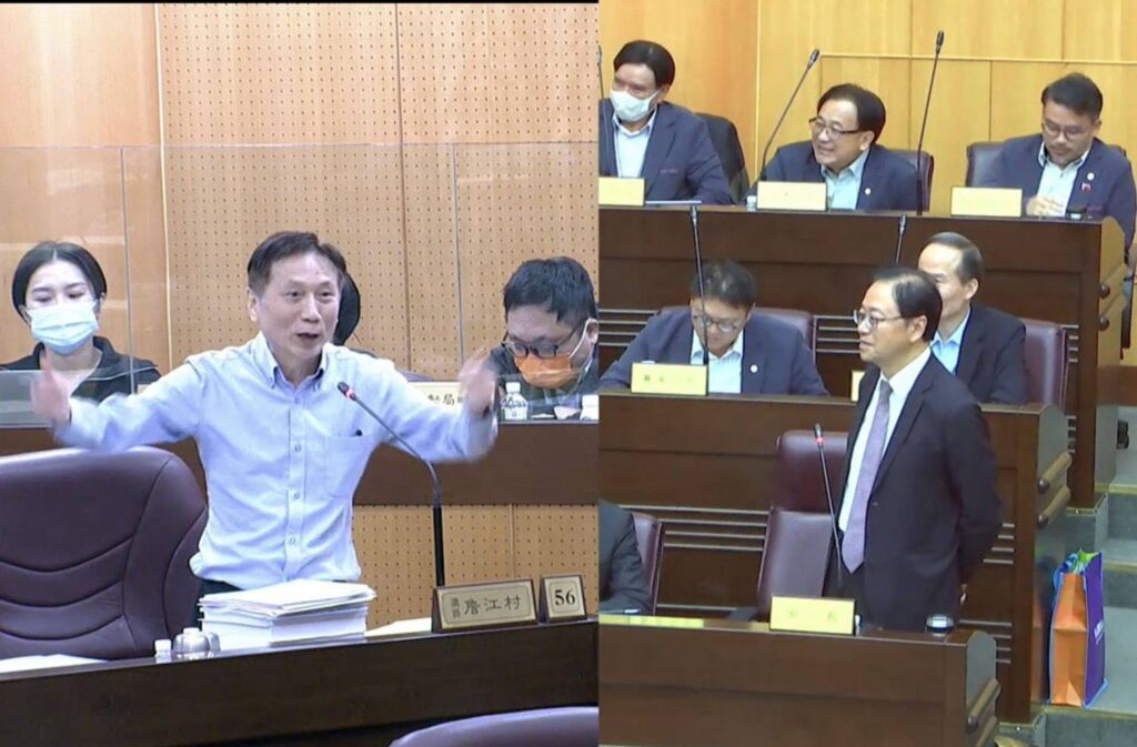 桃議會總質詢議員詹江村抨擊鐵路地下化延宕-進度僅33%綠營應道歉