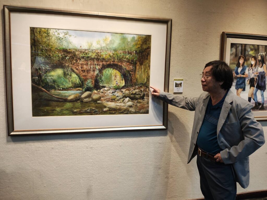 台灣南美會評議員洪啓元老師-讚郭宗正妙筆生花冩形神