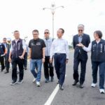 翁章梁視察民雄頭橋都市計畫特ii道路銜接13號及13-2道路工程