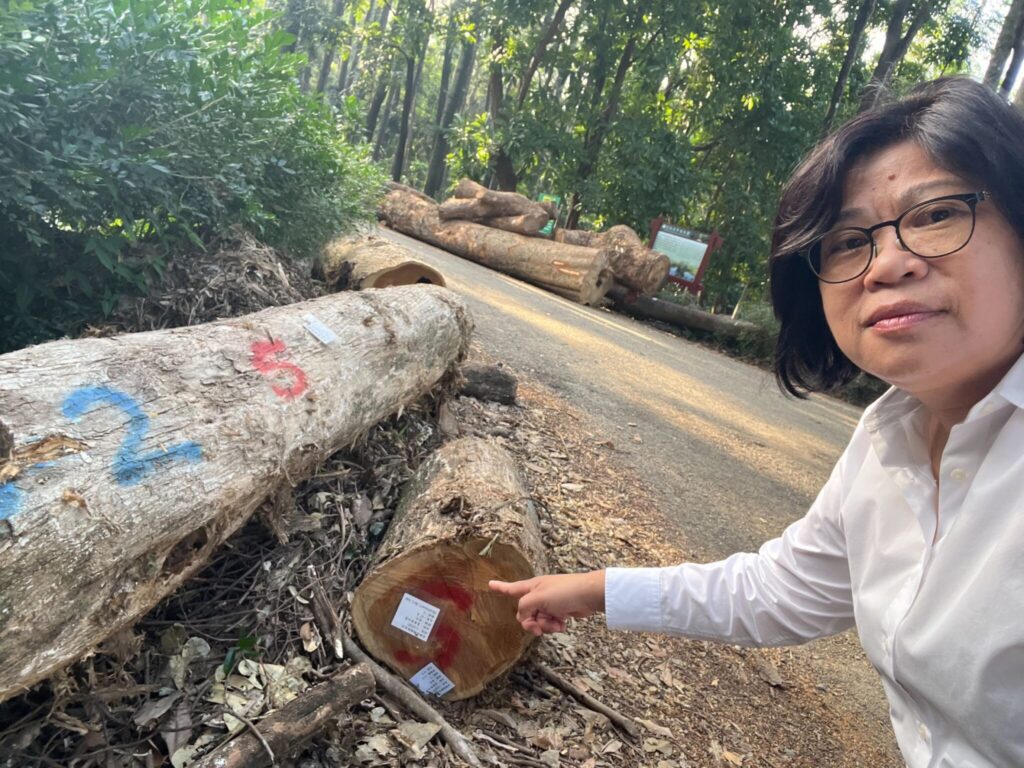 王美惠爭取經費獲農業部承諾　嘉義樹木園1500萬修復缺口解套