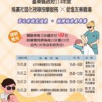 臺東縣府推視障按摩專業-11/29市民廣場百元體驗