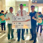 高鐵左營站愛心鼓舞　體育小將北遊開拓視野