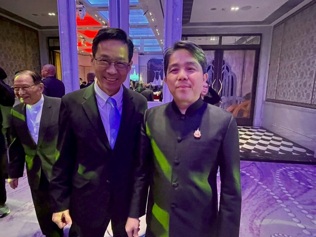 中市經發局長代表盧市長赴泰國國慶酒會　展現對台泰交流重視