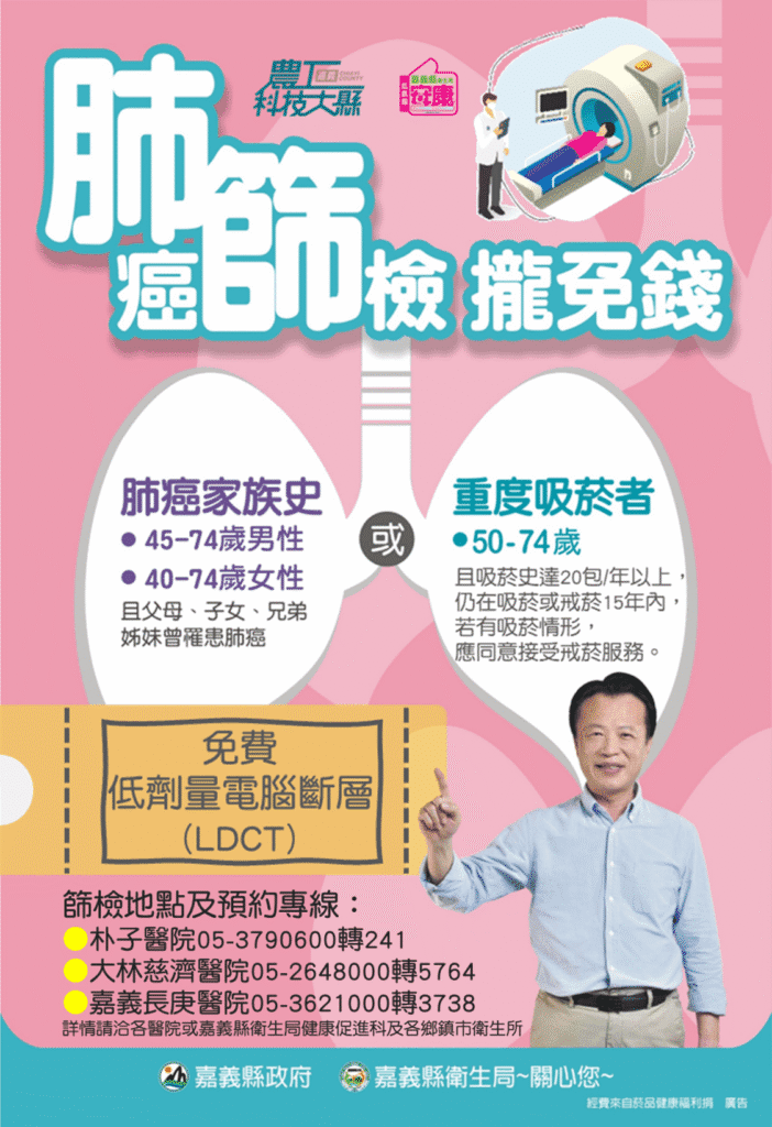 嘉義縣朴子醫院加入肺癌篩檢行列　擴大肺癌篩檢網絡