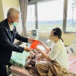 警專校友總會赴院慰問竹東兩員警因公受傷　盼早日康復重返警界