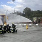 電動公車火警模擬上場！北市跨局處操演充電樁與行駛起火應變