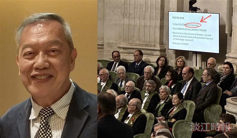 吳錫德榮獲第29屆「臺法文化獎」-表彰推動文化藝術交流特殊貢獻