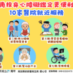 南投縣身心障礙鑑定醫療資源完整佈建　10家醫院提供多元服務