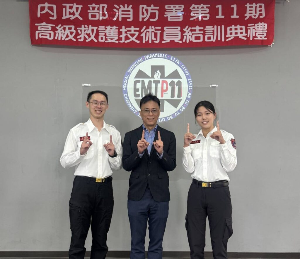 地獄級培訓、1296小時極限挑戰 高市消防員獲全國高級救護技術員第1名