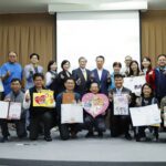 翁章梁感謝凱基社會福利慈善基金會 捐助丹娜絲風災校園復建