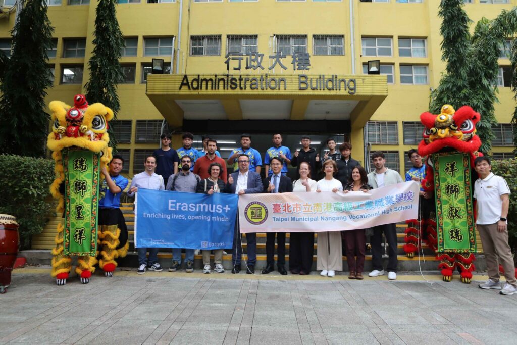 歐洲多國教育行政訪問團來臺 走訪南港高工深化技職教育交流