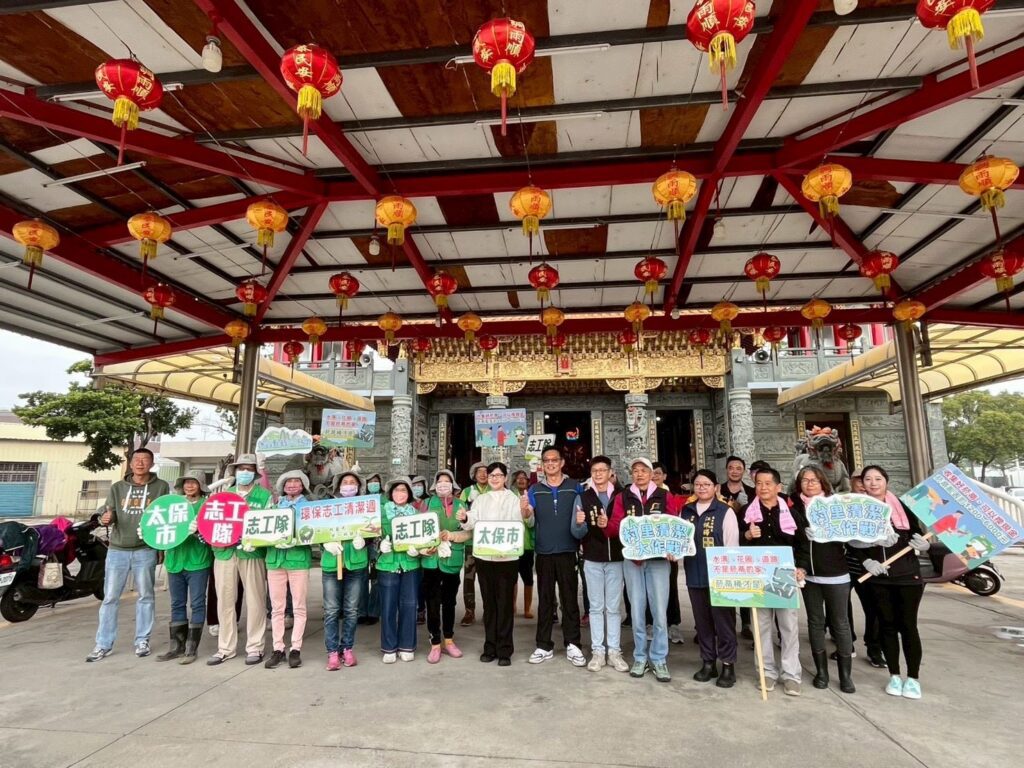 嘉縣村里清潔大作戰前進太保,公私協力整治商圈夜市環境