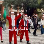 迎接聖誕節到來-中華醫大舉辦聖誕驚喜快閃活動