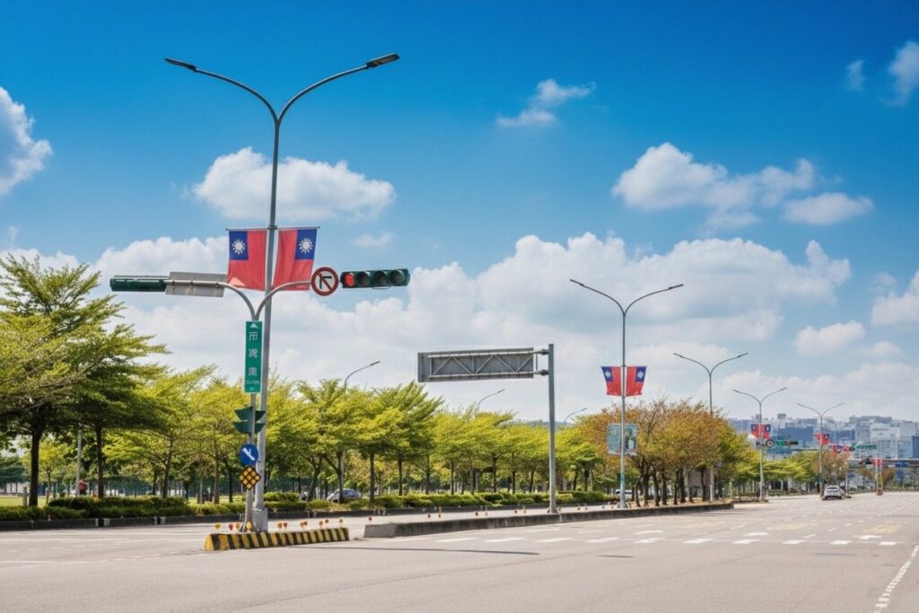 迎接2026新年序幕！　台中國旗旗海齊揚-行憲紀念日、元旦雙節同慶　城市風貌煥然一新