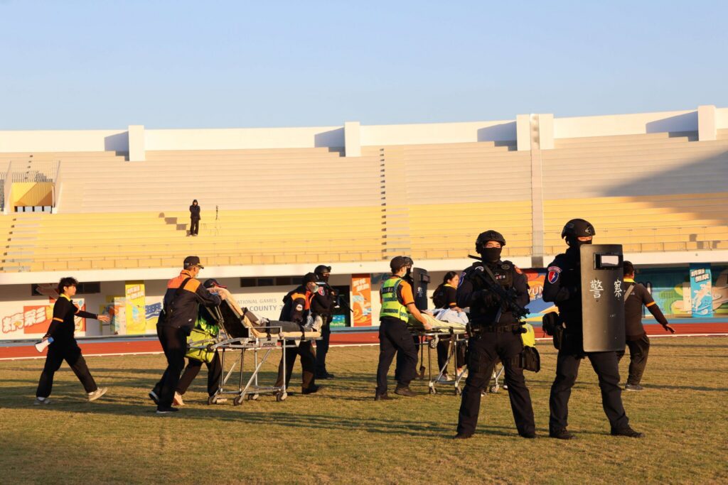 全力維安、平安跨年！ -張麗善縣長坐鎮跨年　實兵演練