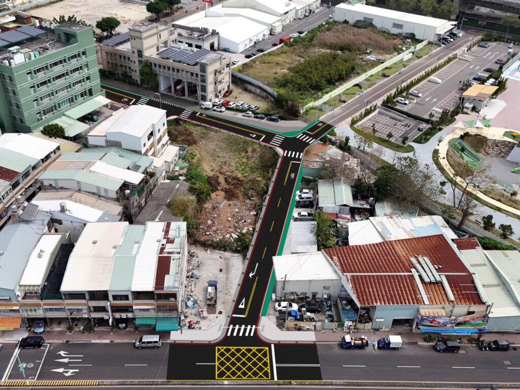 打通馬卡龍公園周邊交通瓶頸！　中市斥資2,480萬元道路開闢正式開工