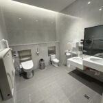 智慧感測＋免治馬桶　淡水站站後公園廁所全新啟用