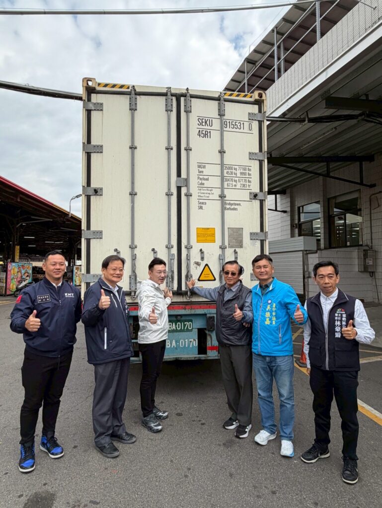 鮮甜啟航、鏈結國際-台中優質椪柑外銷封櫃啟運 600公噸挺進多國市場